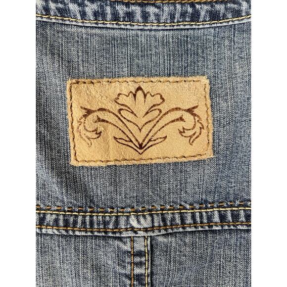 CAbi Denim Jean Jacket Womens Size XL Blue Button Pockets #511 EUC - Picture 8 of 9